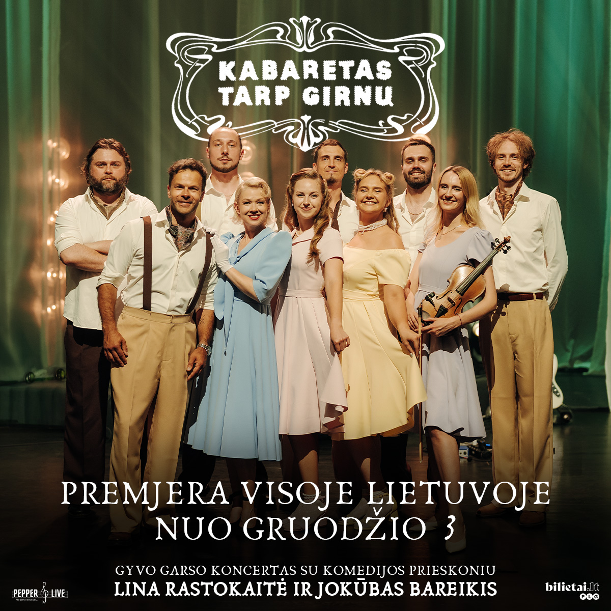 Kabaretas tarp girnų